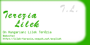terezia lilek business card